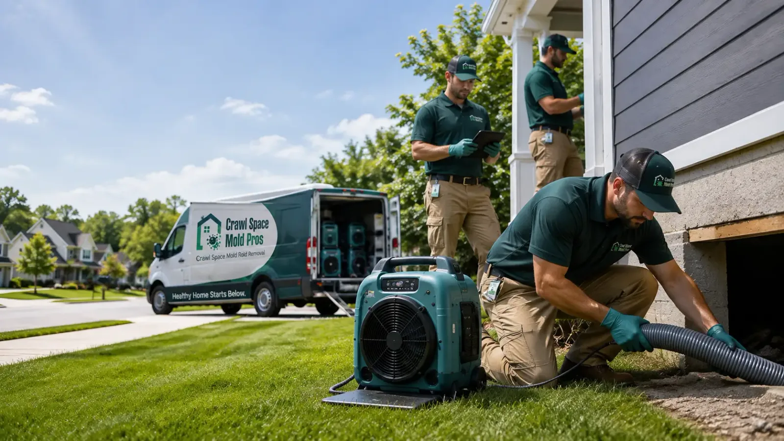 Crawl Space Mold Removal in Dale, WI